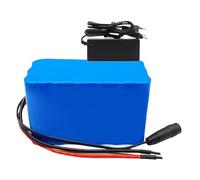 Batterie pour Vélo Électrique 24 V 20 Ah, Pack Batterie Lithium 7S3P avec Chargeur Et Protection BMS Intégrée pour Moteur 150 W, 250 W, 350 W Et 500 W XT60+DC