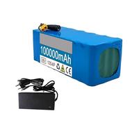 Batterie pour Vélo Électrique 36 V 100 Ah, Batterie Li-ION 10S4P avec Chargeur 42 V, Batterie pour Scooter Électrique XT60