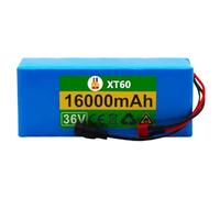 Batterie pour Vélo Électrique 36V 16Ah Pack Batterie 10S4P Batterie pour Vélo Scooter Électrique avec Protection BMS Et Chargeur pour Scooters 200W 600W Moteur Vélo Électrique XT60 Plug,36V 16Ah