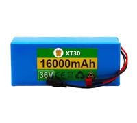 Batterie pour Vélo Électrique 36V 16Ah Pack Batterie 10S4P Batterie pour Vélo Scooter Électrique avec Protection BMS Et Chargeur pour Scooters 200W 600W Moteur Vélo Électrique XT30 Plug,36V 16Ah