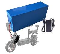 Batterie pour Vélo Électrique 48 V 50 Ah, Batterie Lithium 13S5P Rechargeable, Batterie pour Scooter Électrique avec Protection BMS Et Chargeur. T