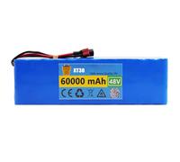 Batterie pour Vélo Électrique 48V 60Ah 13S3P Batterie Ebike, Remplaçable Ebike Battery Batterie Trottinette Électrique avec Chargeur 54.6V 2A pour 200W-1000W Moteur XT30 Plug,48V 60Ah