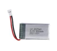 Batterie quadrirotor 800 MAh Compatible avec M68 K60, 800MAH | Capacité électrique 3, 7 V et 800 MAh, bloc de batterie rectangulaire lithium-polymère, pour modèles de