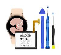 Batterie R880, (2026 Nouveauté) 320 mAh Batterie de rechange pour Samsung Galaxy Watch 4 Classic 42 mm SM-R860 SM-R870 Batterie haute capacité EB-BR880ABY Li-Ion polymère avec kit d'outils