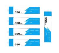 Batterie RC 1S 550 mAh 40C/80C FPV Lipo avec connecteur BT2.0, compatible avec Meteor 75 Pro HD, Cetus Pro et Cetus X.(5PCS 550mAh 1S)