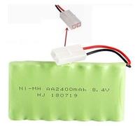 YUNIQUE GREEN-CLEAN-POWER - Batterie RC 8,4 V 2 400 mAh, batterie rechargeable Ni-MH AA, avec prise Tamiya, pour voiture RC, bateau RC, réservoir RC, outils électriques, appareils électroménagers