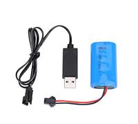 Batterie RC, étui Rigide LiVo Battery 7.4V 500mAh avec Batterie Rechargeable Améliorée pour câble USB