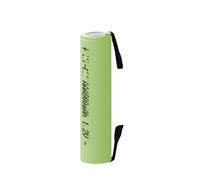 Batterie Rechargeable 1.2V AAA 900mah Cellule Green Shell avec des onglets de soudage, Compatible avec Philips. Rasoir électrique Rasoir Brosse à Dents(X1)