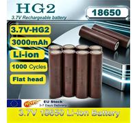 Batterie rechargeable 100% neuve HG2 18650 3000mAh, 18650HG2 3.6V, décharge 20A Max 35A, batteries de puissance 3000MAH-60PCS