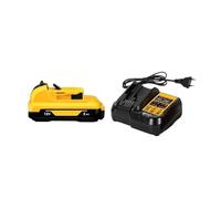 Batterie Rechargeable 12 V, Une Batterie De Remplacement, Compatible Avec Dewalt, Outils Électriques, Compatible Avec DCB120, DCB123, DCB127, DCB124.(12V-2Ah X1ChargerX1)