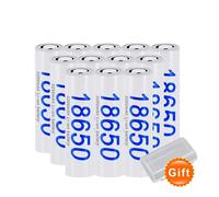 Batterie rechargeable 18650, capacité 3200mAh, technologie lithium-ion, 12 pièces, 3,7V