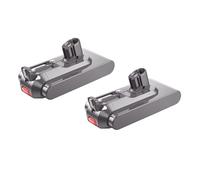 Batterie Rechargeable 25,2 V 6,0 Ah, Compatible avec Les Aspirateurs sans Fil Portables Dyson V11, SV15, Absolute Et V11 Fluffy Cyclone.(6000mah-2PCS)