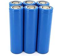 Batterie Rechargeable 3.7V ICR Batteries 2000mAh Li-ION Grande Capacité Batterie Lampe de Poche Portable Batterie de Remplacement 1200 Cycles Longue durée de Vie, 6 Pack