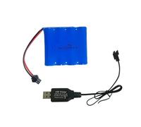 Batterie Rechargeable 4,8 V 2000 mAh / 7,2 V 1400 mAh, Compatible avec Les télécommandes, Les Voitures, Les Jouets, Les Outils électriques et Les Piles AA(4.8V-Charger Line)