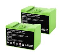 Batterie Rechargeable 5000 MAh 14,4 V Compatible Avec Les Aspirateurs IRobot Roomba I3, I4, I5, I6, I7, I8, J7, E5(2Pcs 5000mAh)