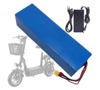 Batterie Rechargeable 60V 12Ah pour Vélo Électrique, Batterie pour Scooter Électrique, Batterie De Remplacement Lithium-ION 16S4P pour Vélo Électrique avec Chargeur T+DC