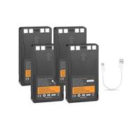 Batterie Rechargeable 8000mAh LIT-22, Compatible avec SPYPOINT, for Caméra De Chasse Flex-M, Flex G-36, Flex-Plus, Flex-S(4 Pcs Battery)