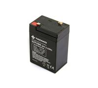 Batterie rechargeable au plomb 6V 3,2Ah avec connecteurs faston - VELAMP - 23725H