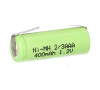 Batterie Rechargeable Cellule 1,2V 400mAh 2/3AAA Z Lötfähne Nimh