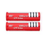 Batterie Rechargeable de Grande capacité de 4200mAh 3.7v Convient aux appareils d'éclairage de Rasoir électriques, Ventilateurs portatifs, Accessoires de Jouets électriques, etc