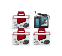 Batterie Rechargeable For Outils Électriques, Remplace La Batterie Lithium-ion, 18 V 6 000 MAh 6,0 Ah, Compatible Avec Makita, LXT BL1860B BL1860 BL1850(6AH X3 ChargerX1)