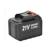 Batterie Rechargeable Li-ION 21V 6000mAh, Compatible avec Makita, perceuse sans Fil/clé à molette/Tournevis/scie Circulaire(1pcs)