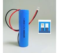 Batterie rechargeable lithium-ion PH2.0 plug 18650 3,7 V 3000 mAh avec PCB pour haut-parleurs, radios, phares, jouets, etc. 4,2 V 2PCS