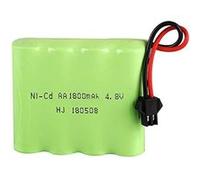 Batterie Rechargeable Ni-Cd 4.8V 1800mAh pour Voitures RC Dimensions 60x51x15mm, Poids 80g Compatible avec SHARKOOL, Doulbe E, SIMREX A130, Vert Vert G