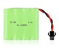Batterie Rechargeable Ni-MH 4.8V 1200mAh Compatible avec Voitures Télécommandées, Radiofly, Drone Space Kondor Recharge Rapide, Jeu Prolongé, Vert 55x48x15 - 84 gr Vert G