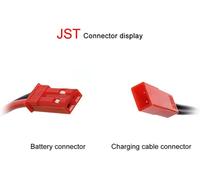 Batterie rechargeable Ni-MH AA - 6 V - 2 400 mAh - Avec câble de charge (fiche JST)