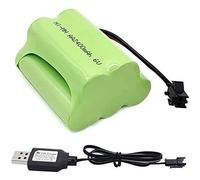 Batterie Rechargeable Ni-MH - YUNIQUE FRANCE - 6V AA - 2400mAh - SM 2P - Haute Capacité