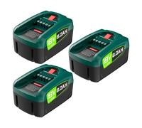 Batterie rechargeable PBA 8000mAh 18V, compatible for Bosch, | Batterie de remplacement for outils électriques AL1880CV AL1810CV AL18815CV AL1830CV(3Pack 8000mAh)