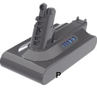 Batterie rechargeable pour aspirateur, capacité 6000mAh, tension 21,6V, 1pc v10 60AH