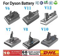 Batterie rechargeable pour aspirateur Dyson V6 V7 V8 V10 V11Series SV07 SV09 SV10 SV12 DC62 Absolute Fluffy Animal Pro Bateria V6 9800mAh 1pcs
