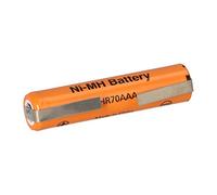 Batterie rechargeable pour brosse à dents Braun Pulsonic Slim - 1,2 V NiMH 700 mAh avec cosses à souder - Batterie de rechange pour remplacement et réparation de batterie