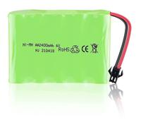 Batterie rechargeable - YUNIQUE FRANCE - 6V Ni-MH - 2400 mAh - Charge rapide - Pour voiture télécommandée
