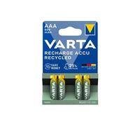 Varta - Batterie - recyclé 4 x AAA / HR03 - NiMH - (rechargeables) - 800 mAh G