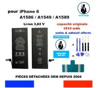 BATTERIE REMPLACEMENT IPHONE 6 616-0805 OEM CAPACITE ORIGINALE 1810mAh + OUTILS TOOLS ORIGINAL CAPACITY