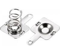 Batterie Ressort Plaque AAA Batterie Ressort Contact Nickel Plaque 10mmx9mm 20 Ensemble