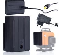 Batterie Rosfix 3500 mAh + chargeur pour niveaux laser | Batterie 3,7V + chargeur 5V 2A | Compatible avec Rosfix, Hilda, Pracmanu, HECKERMANN