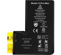 Batterie Sans BMS pour iPhone 13 Pro Max Capacité 4352mAh Clappio Noir Noir G