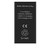 Batterie sans BMS pour iPhone 15 Plus 4383mAh Sans message d'erreur Noir