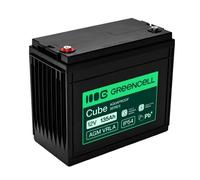 Batterie sans entretien Green Cell AGM VRLA 12V 135Ah pour bateaux, photovoltaïque, panneaux solaires (341x173x287mm)