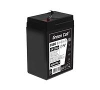 Batterie sans entretien Green Cell Cube AGM VRLA IP54 6V 5Ah pour systèmes d'alarme, caisses enregistreuses, jouets