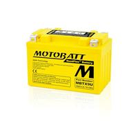 Batterie scellée préchargée MotoBatt MBTX9U 12V 10,5 Ah AGM - Compacte, puissante et ne nécessitant aucun entretien, 151 x 87 x 105 mm pour motos et scooters