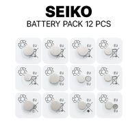 Batterie Seiko 12 pcs. Pack de piles KXD1039 - Unisex - Oxyde d'argent