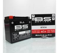 Batterie Sla Bs Battery Pour Moto Aprilia 750 Smv Dorsoduro 2008 À 2016 Ytx14-Bs / 12v 12ah Neuf