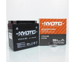 Batterie SLA Kyoto compatible avec Moto Suzuki 800 DR S 1994 à 1999 YTX14-BS / 12V 12Ah