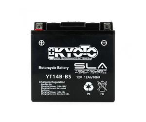 Batterie SLA Kyoto compatible avec Moto Yamaha 1000 MT-01 2007 à 2009 YT14B-BS SLA / 12V 12Ah