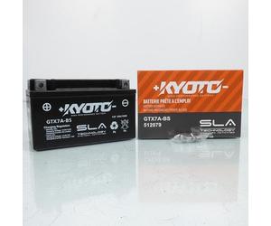 Batterie SLA Kyoto compatible avec Scooter Sym 50 Orbit 3 E4 2018 à 2020 YTX7A-BS SLA / 12V 6Ah